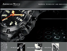 Tablet Screenshot of americanwatch.com